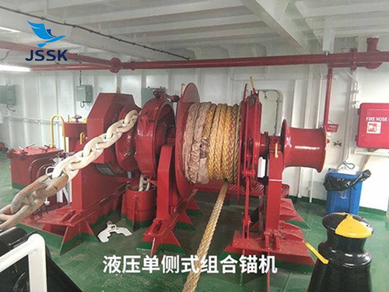 液壓?jiǎn)蝹?cè)式組合錨機(jī)