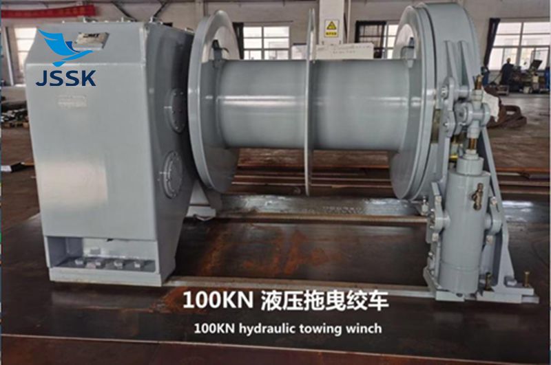 100kN液壓拖曳絞車